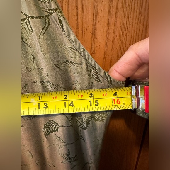 Olsen Collection maxi attached wrap silk dress, Y2K - Picture 8 of 11